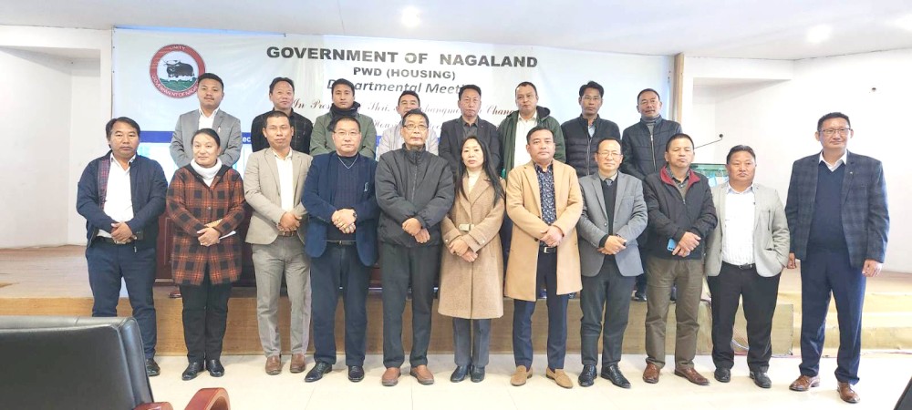 Officials and others during the departmental meeting of PWD (Housing), Nagaland held at the Conference hall NPWD, Kohima on December 7 last.